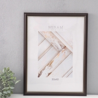 Фоторамка пластик "МИРАМ" 30х40 см, венге