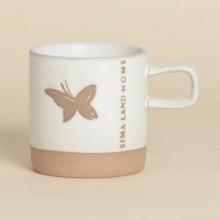 Кружка SL Home "Бабочка", 520 мл, 13,5х9,6х9,8 см.