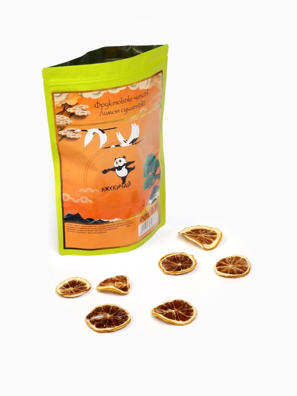 Лимон сушеный без сахара, фруктовые чипсы кольцами, добавка к чаю Лимон сушеный без сахара, фруктовые чипсы кольцами, добавка к чаю