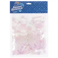 Конфетти &laquo;Сердце&raquo; перламутровый, хамелеон, 1.5 см, 50 г