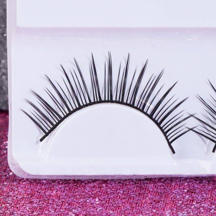 Ресницы накладные &laquo;Натурель&raquo;, 12 мм, без клея, цвет чёрный