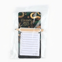 Магнит новогодний с блоком для записи и карандашом «Новый год: 2025 год», 7 х 14,4 см Магнит новогодний с блоком для записи и карандашом «Новый год: 2025 год», 7 х 14,4 см