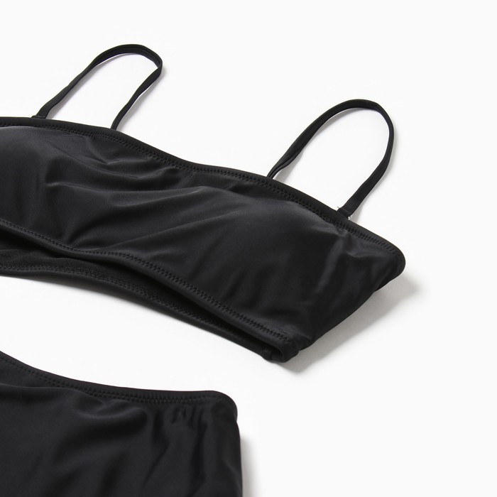 Купальник слитный женский MINAKU цвет чёрный, размер 42