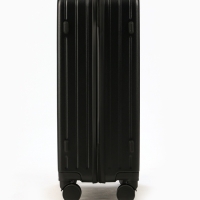 Чемодан 24", PС, 42*27*66, отд на молнии, код замок, 4 колеса, черный