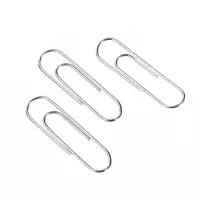 Скрепки 28мм оцинкованные в картонной коробке 100 штук