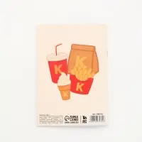 Блокнот А6, 32 л на скрепке, в клетку  "Капи мил"