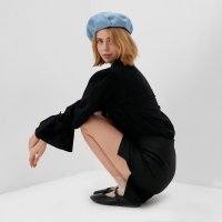 Блузка женская MINAKU: Enjoy цвет черный, р-р 42