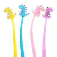 Ручка - прикол гелевая &laquo;Дино&raquo;, синий стержень, МИКС