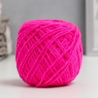 Пряжа для вязания спицами, крючком &laquo;Карачаевская&raquo;, моток, 100% акрил, 100 м/40&plusmn;5 г, (малина)