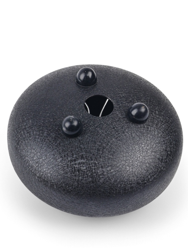 Глюкофон - музыкальный инструмент, цветок черный, 11 лепестков, 18 х 18 х 11 см Глюкофон - музыкальный инструмент, цветок черный, 11 лепестков, 18 х 18 х 11 см