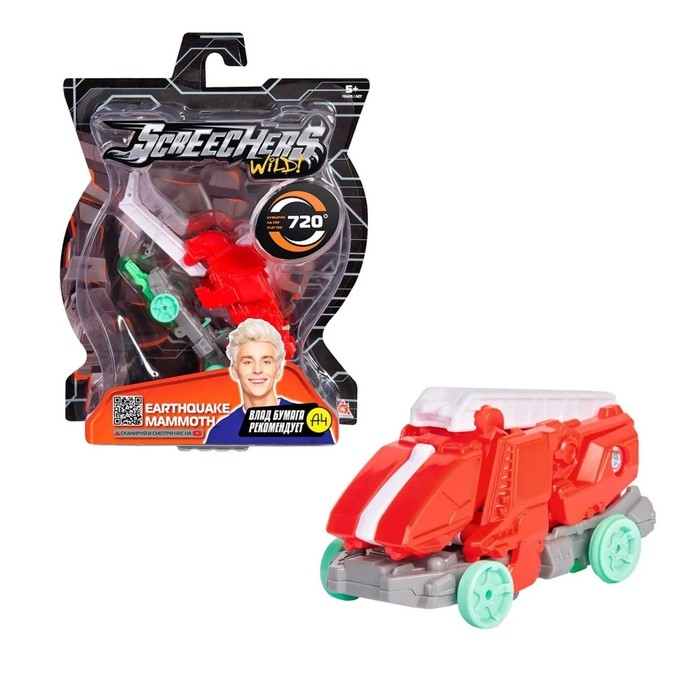 Машинка - трансформер &laquo;Ерсквейк Мамонт 720&raquo;, Дикие Скричеры, Влад А4