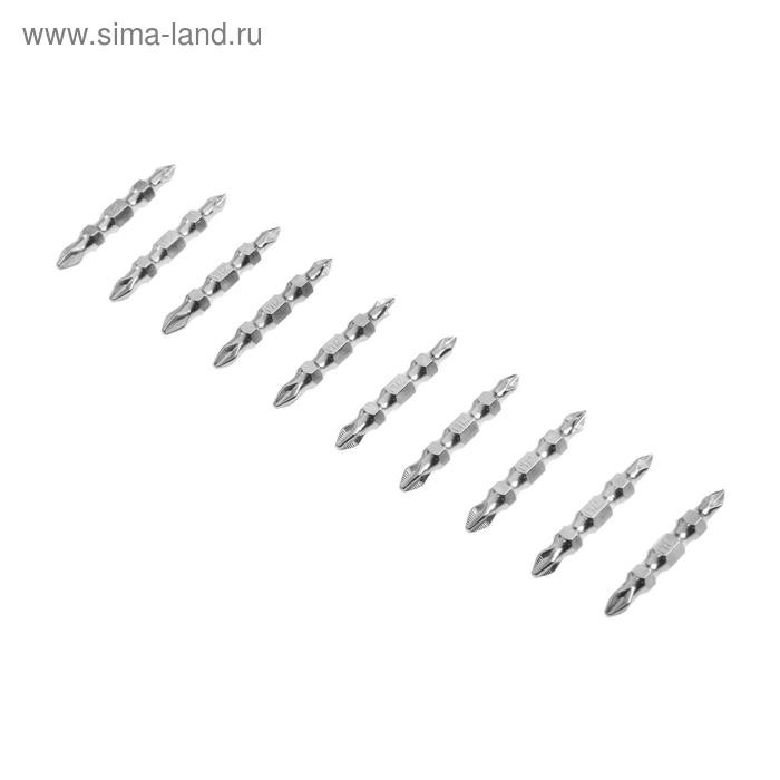 Набор бит двухстор. GROSS 11211, PH2-PH1 х 45 мм, сталь S2, 10 шт. Набор бит двухстор. GROSS 11211, PH2-PH1 х 45 мм, сталь S2, 10 шт.