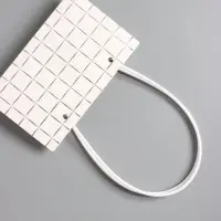 Сумка для цветов влагостойкая, белая, 22x10.5x13.5&plusmn;5% см