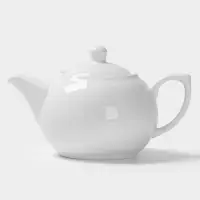 Заварочный чайник Hanna Kn&ouml;vell, 1 л, фарфор, белый