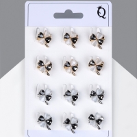 Брошь «Клевер» кошачий глаз, МИКС(неделимая фасовка 12 шт., цена за шт.) Брошь «Клевер» кошачий глаз, МИКС(неделимая фасовка 12 шт., цена за шт.)