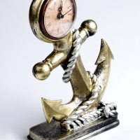 Часы настольные интерьерные &laquo;Якорь&raquo;, на батарейках, 18&times;7&times;27 см, d-8 см