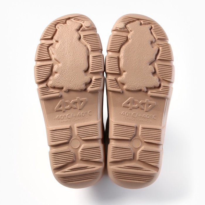 Полусапожки утепленные женские 4х4, цвет бежевый, размер 38 Полусапожки утепленные женские 4х4, цвет бежевый, размер 38