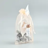 Мешочек подарочный из фатина с термонаклейкой &laquo;Бант&raquo;, 11 х 16 см +/- 1.5 см