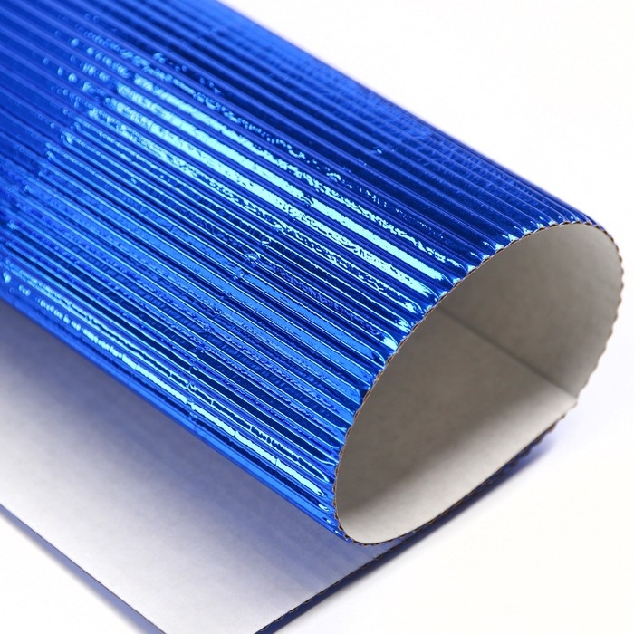 Картон цветной гофрированный, А4, 10 листов, 10 цветов, немелованный, двусторонний, в папке, 230 г/м&sup2;, Смешарики