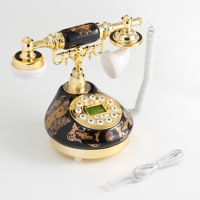 Ретро-телефон Ретро-телефон "Золотой узор"
