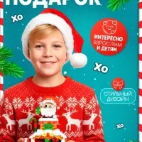 Конструктор &laquo;Новогодние истории. Дед Мороз&raquo;, с гирляндой, 924 детали