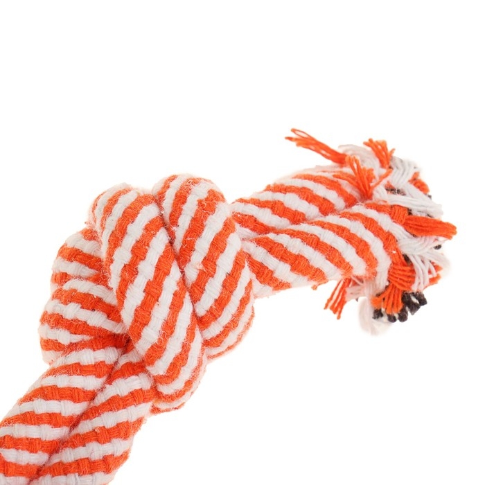 Игрушка канатная с косточкой, до 90 г, до 26 см, микс цветов Игрушка канатная с косточкой, до 90 г, до 26 см, микс цветов