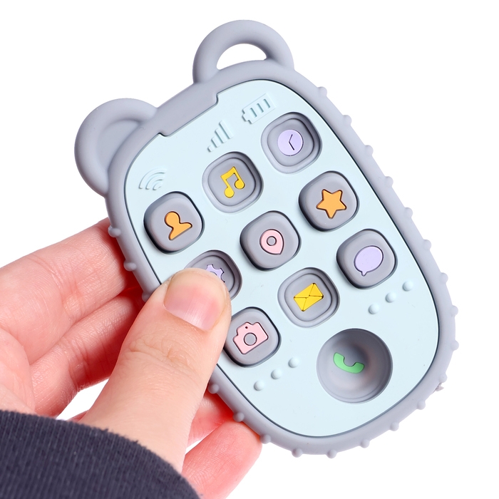 Пульт-прорезыватель для малышей &laquo;Мишка&raquo;, пищевой силикон