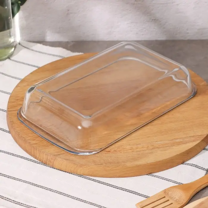 Форма для запекания и выпечки из жаропрочного стекла прямоугольная Доляна &laquo;Фуэго&raquo;, 1,6 л, 29,4&times;17,5&times;5 см