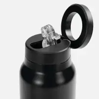 Термобутылка Magnus с магнитным держателем для телефона, черная