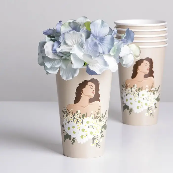 Стакан для цветов &laquo;Ромашки&raquo;, 350 мл