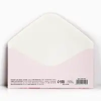 Конверт для денег "Розовый бант" 16,5 х 8 см