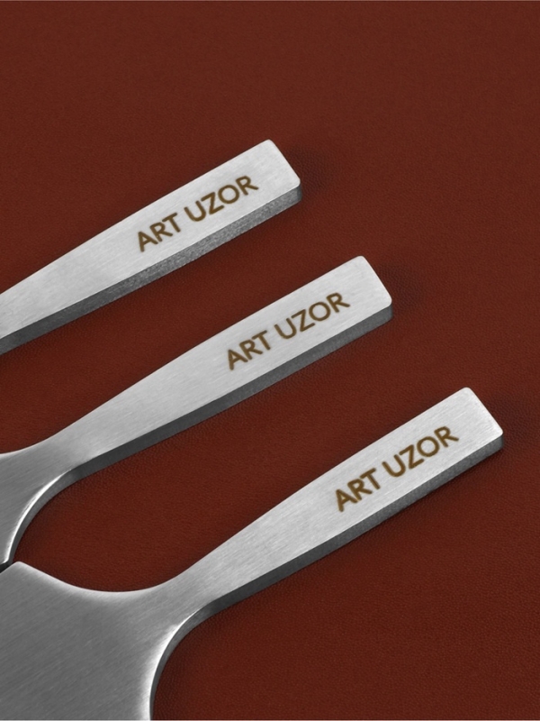 Набор строчных пробойников для французских швов, 3 шт., шаг=3.85 мм