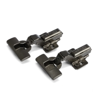 Петля вкладная с эксцентриком softly clap , цвет черный никель, 2шт. Петля вкладная с эксцентриком softly clap , цвет черный никель, 2шт.