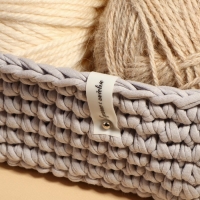 Бирка с кнопкой &laquo;Сделано с любовью&raquo;, 8 &times; 1,5 см, 10 шт, цвет матовый/чёрный