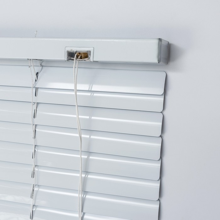 Жалюзи горизонтальные 50&times;160 см, цвет белый