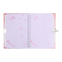 Записная книжка подарочная на замочке, А6, 45 листов, в линейку, "Аниме" Записная книжка подарочная на замочке, А6, 45 листов, в линейку, "Аниме"