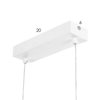 Светильник подвесной "Бабочки" LED 32Вт розовый 35х5х60см