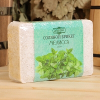 Соляной брикет "Мелисса", 1,35 кг "Добропаровъ" Соляной брикет "Мелисса", 1,35 кг "Добропаровъ"