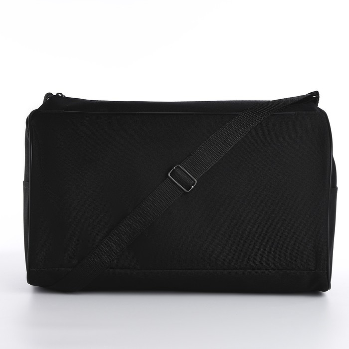 Сумка детская спортивная для девочки &laquo;Котята в шапках&raquo;, 40х24х21, отд на молнии, чёрный