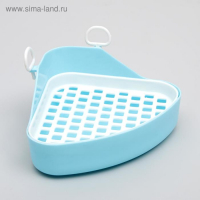 Туалет угловой для кроликов и хорьков, 18,5 х 18 см, микс цветов Туалет угловой для кроликов и хорьков, 18,5 х 18 см, микс цветов