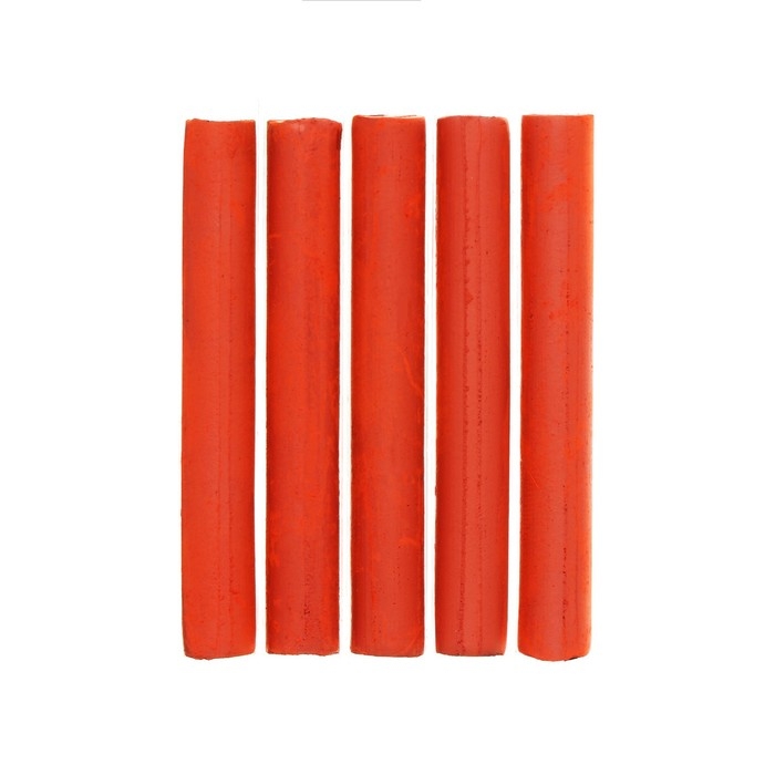 Сангина темная, набор 5 штук (длина55&plusmn; 1мм; диаметр 8 мм&plusmn; 1мм), в блистере