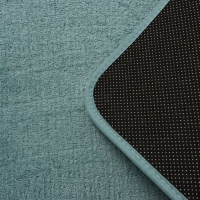 Коврик для дома Доляна &laquo;Софт&raquo;, 50&times;80 см, цвет бирюзовый