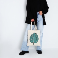 Сумка - шопер &laquo;Лист&raquo; 35 х 0,5 х 40 см, отд без молнии, без подклада