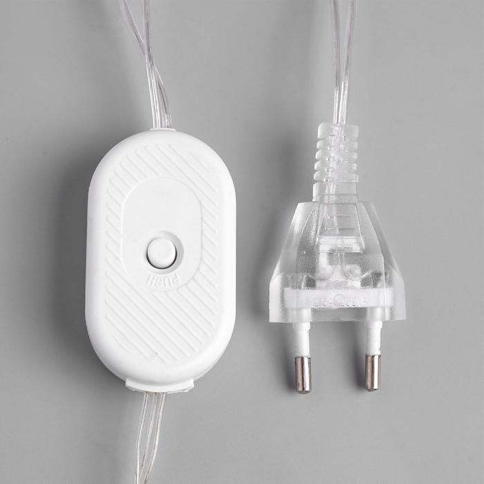 Светодиодная фигура &laquo;Медведь с бантом&raquo; 22 &times; 30 &times; 20 см, акрил, 40 LED, 220 В, свечение белое