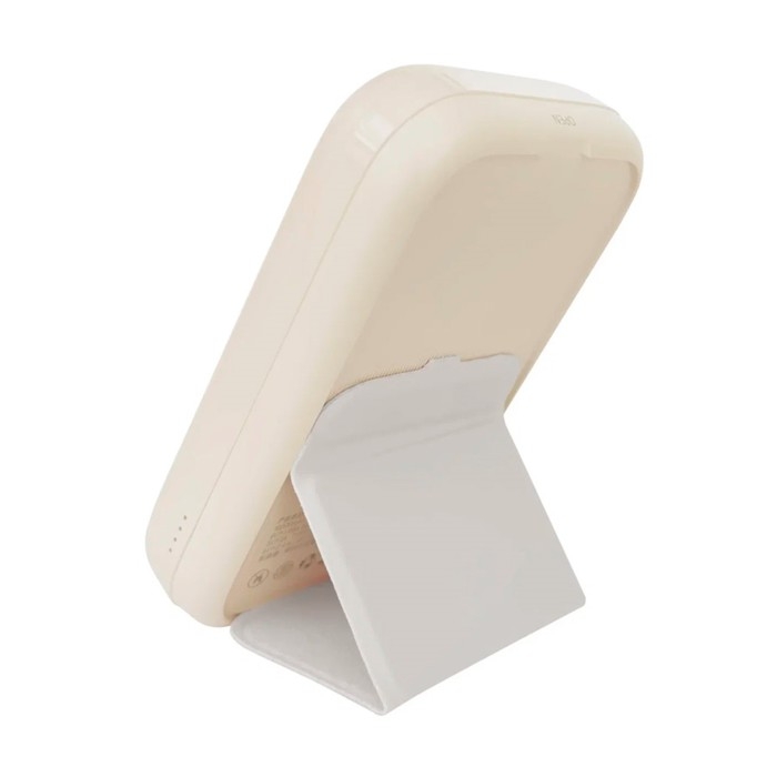 Внешний аккумулятор Solove W13, 10000 мАч, 3 А, MagSafe, быстрая зарядка, бежевый Внешний аккумулятор Solove W13, 10000 мАч, 3 А, MagSafe, быстрая зарядка, бежевый