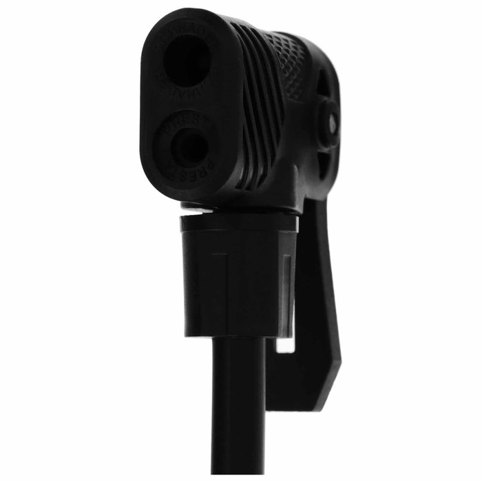 Насос напольный с иглой и насадками, пластик, цвет чёрный Насос напольный с иглой и насадками, пластик, цвет чёрный