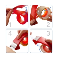 Диспенсер для скотча ЛОМ, металлический корпус, 48 мм Диспенсер для скотча ЛОМ, металлический корпус, 48 мм