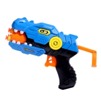 Бластер &laquo;Дино битва&raquo;, с роботом, стреляет мягкими пулями