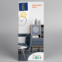 Неоновая вывеска &laquo;Молния&raquo; 13 &times; 33.5 см, батарейки ААх3 (не в комплекте), USB, свечение тёплое белое