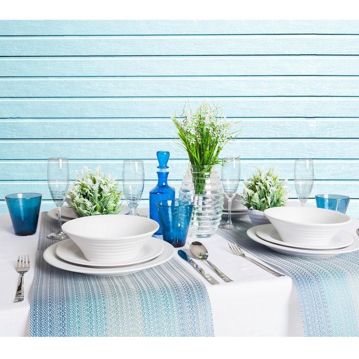 Нож столовый из нержавеющей стали Доляна &laquo;Равингтон&raquo;, длина 22,3 см, цвет серебряный